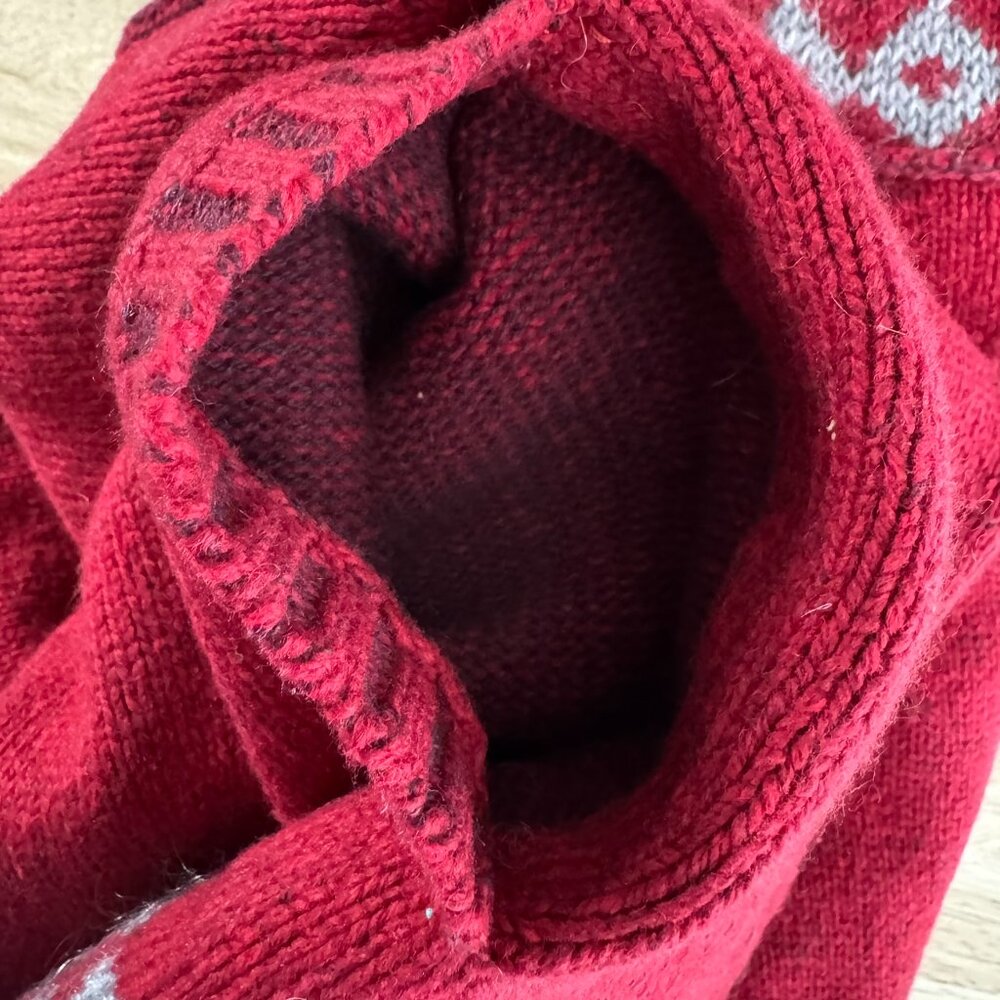 Eddie Bauer Fair Isle Sweater Womens Large Cowl Neck‎ Wool Blend NWOWT FS-1516 - Picture 6 of 10